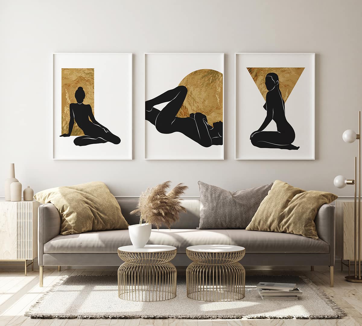 Mock,Up,Poster,Frame,In,Modern,Interior,Background,,Living,Room,