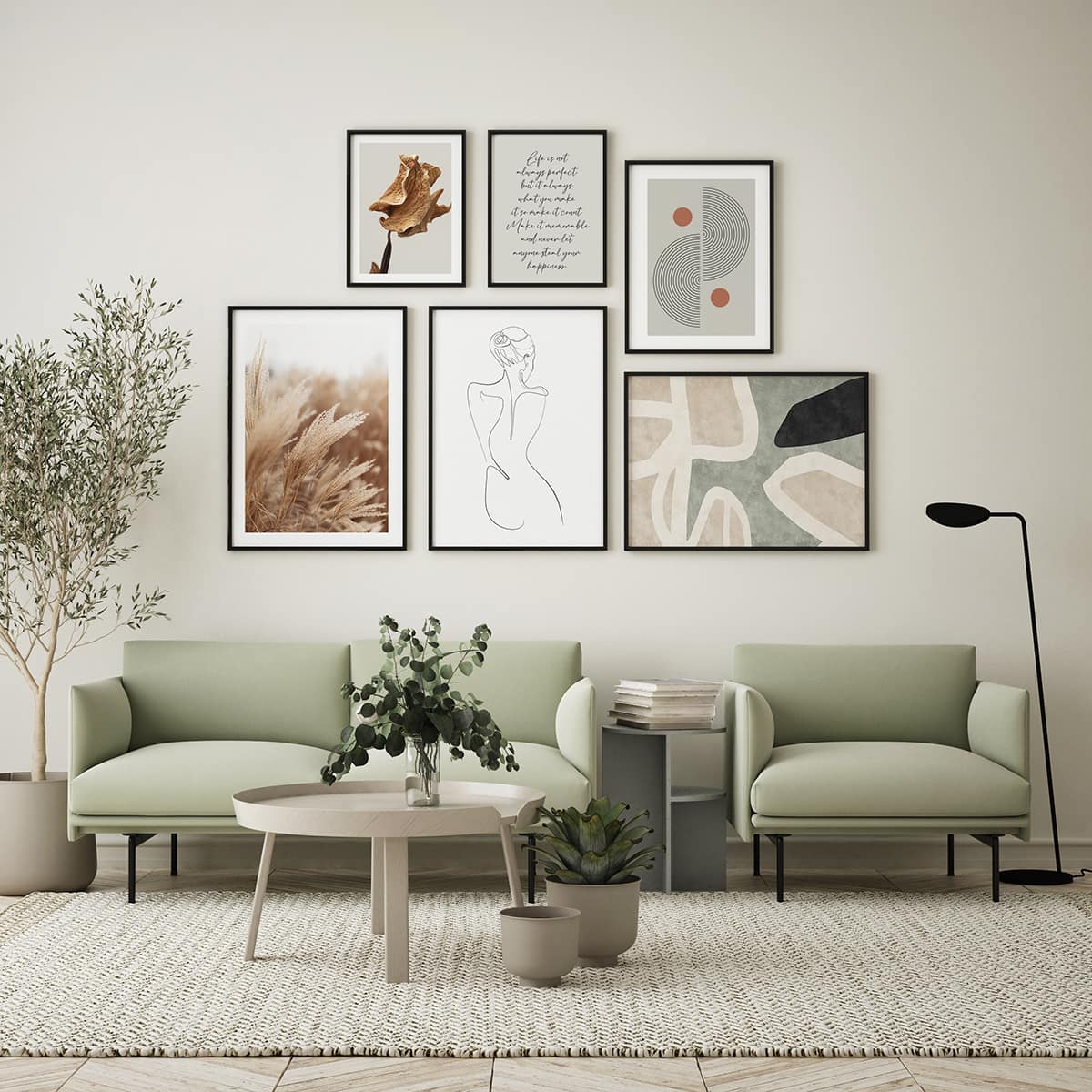 Mock,Up,Poster,Frame,In,Modern,Interior,Background,,Living,Room,