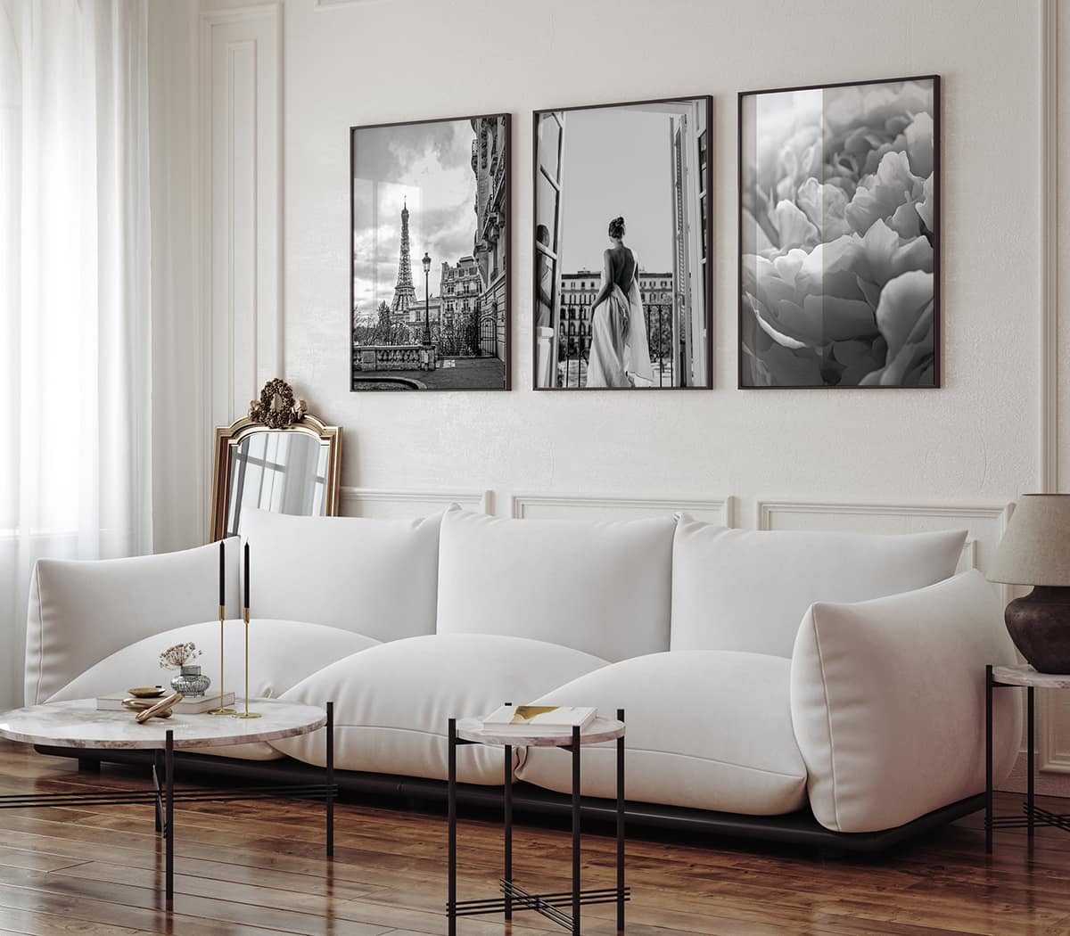 Frame,Mockup,In,Modern,Classic,Living,Room,Interior,Background,,3d