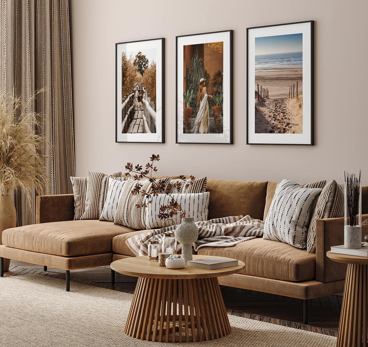 Poster,Frame,Mock-up,In,Modern,Home,Interior,Background,,3d,Render