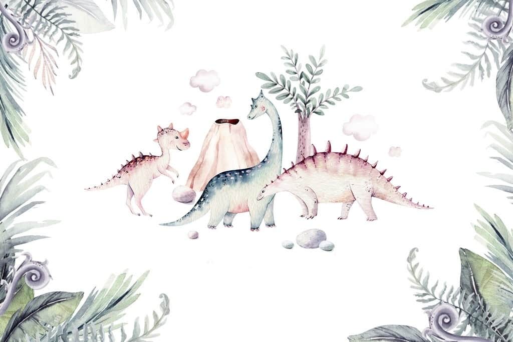Fototapeta Przyjazne Dinozaury
