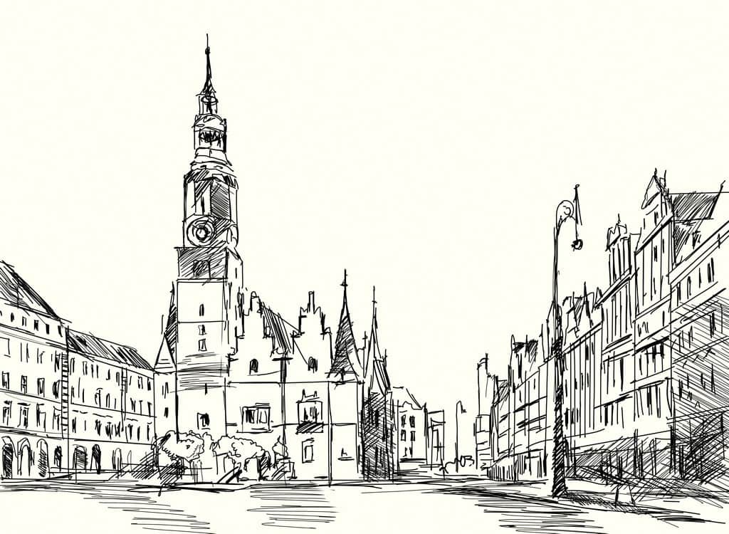 Fototapeta Rynek we Wrocławiu