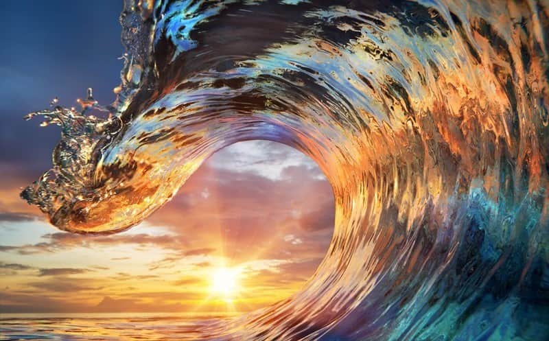 Fototapeta Fale Oceanu