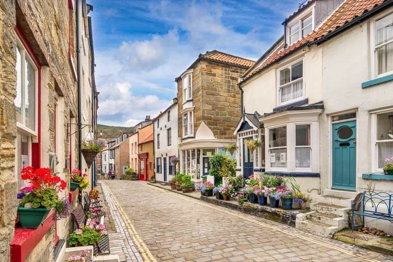 Fototapeta Miasteczko w Yorkshire